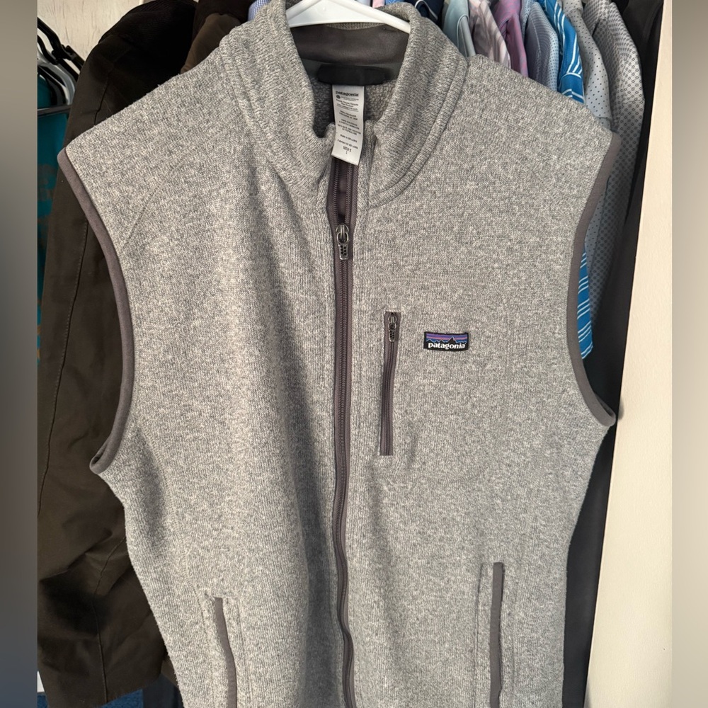 Patagonia Men's Gray Fleece Vest